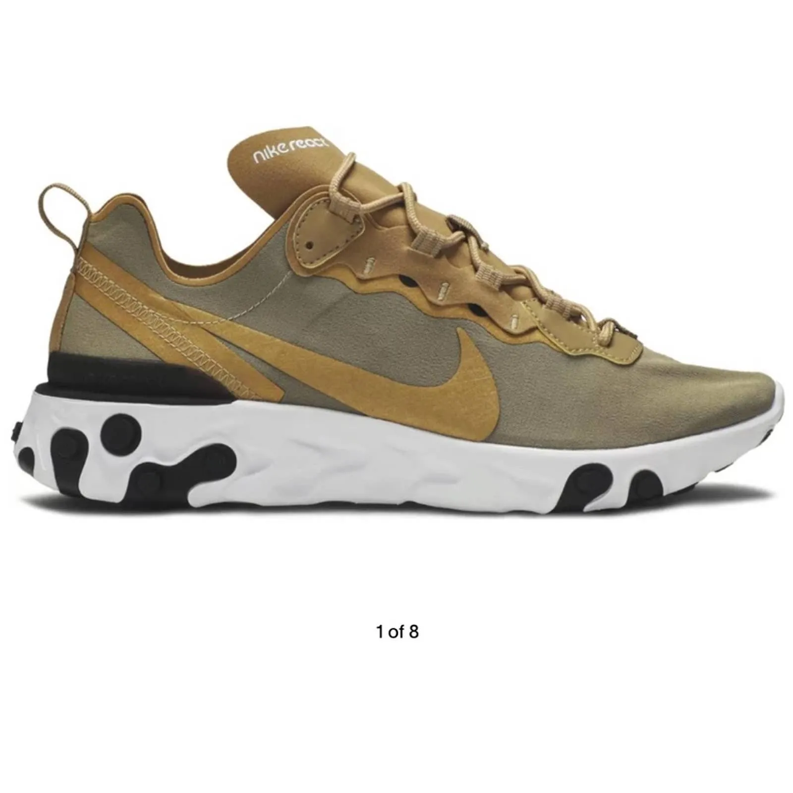 Recommended Asics Running Shoes Size 6 Nike React Element 55 'Metallic Gold' Tennis Shoes