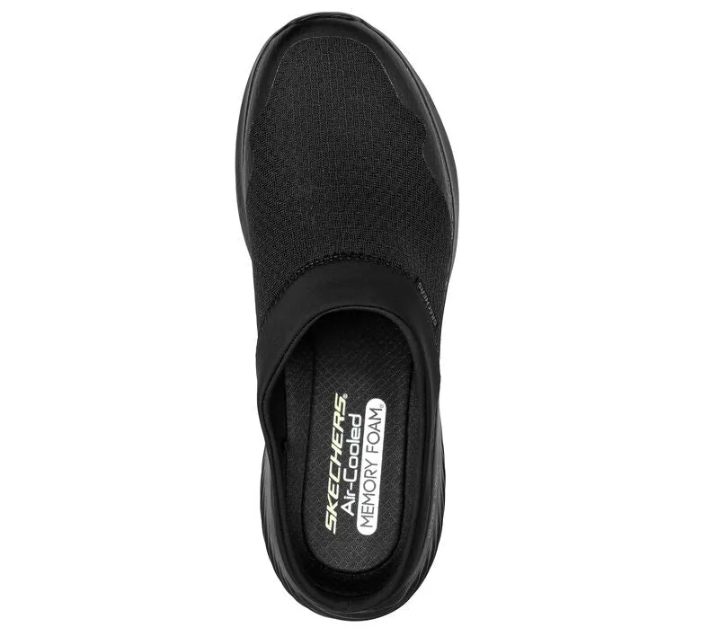 SKECHERS BOUNDER - SCOUT - 232278 - BLK Fuzzy Bedroom Slippers