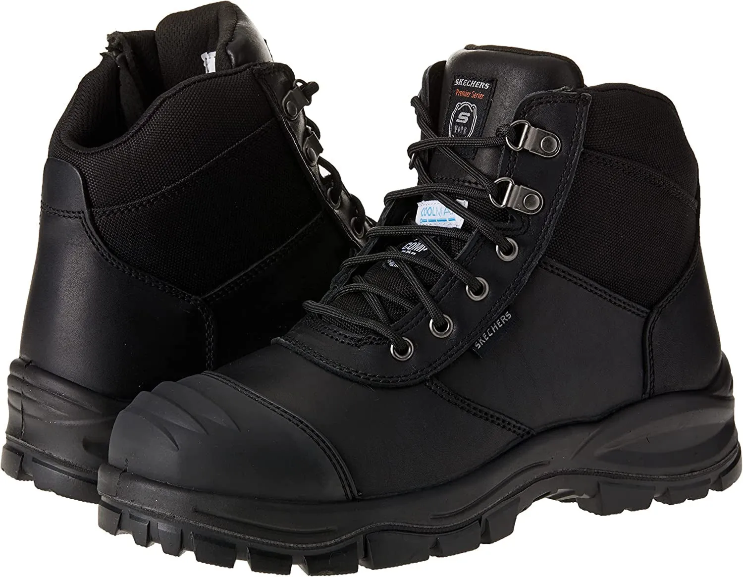 Skechers Premier Series Coolmax Men's Composite Toe Work Boots Best Affordable Work Boots