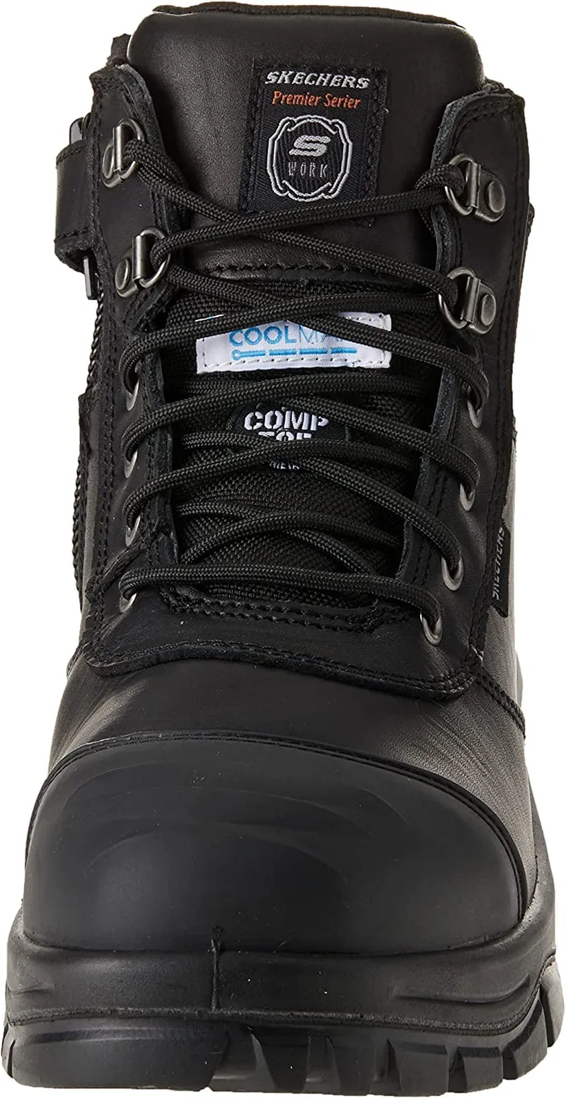 Skechers Premier Series Coolmax Men's Composite Toe Work Boots Bottom Of Work Boots