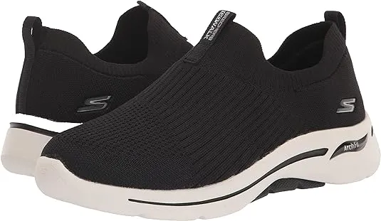 Skechers Women's GOwalk Arch Fit - Iconic 124409 Blk/Wht J Balvin Sneakers