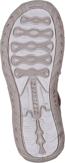 Skechers Women's Reggae-Positive Space Sport Sandal Soft Toe Flip Flops