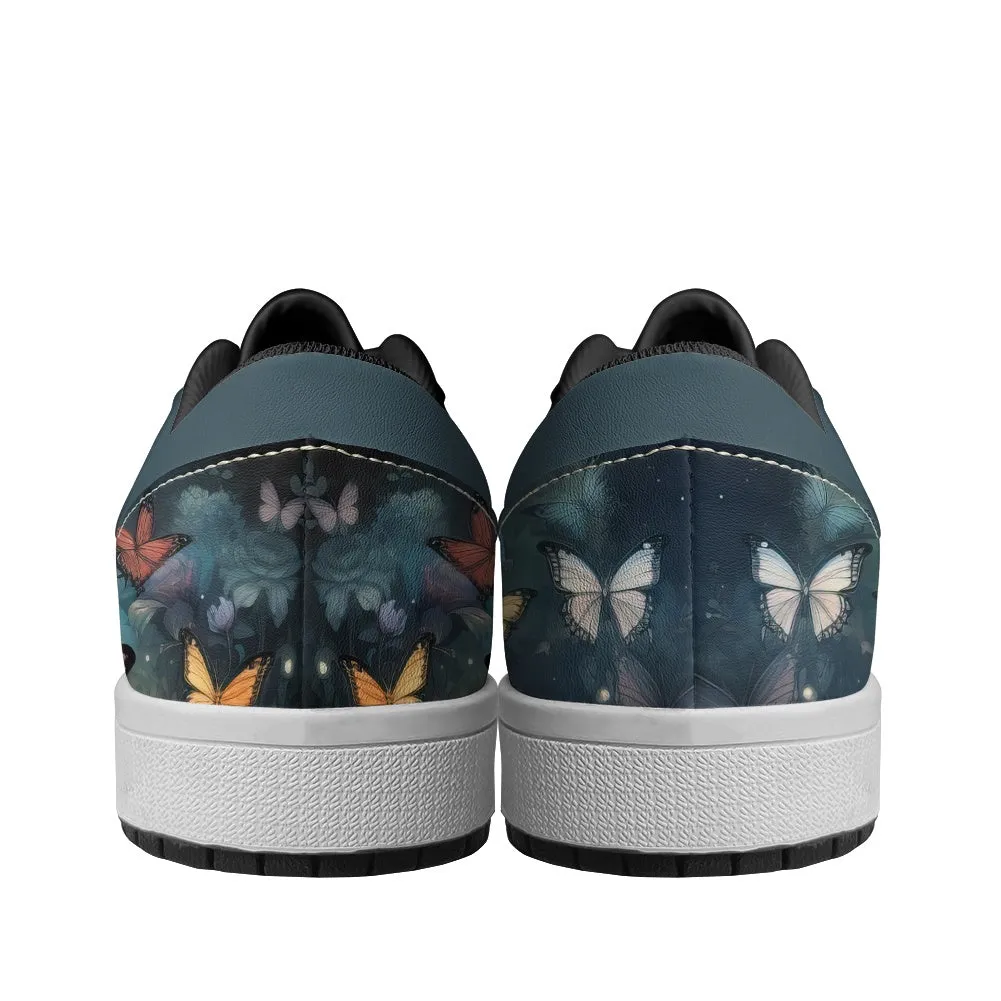 Butterfly Women's Low Top Leather Sneakers Melo Sneakers