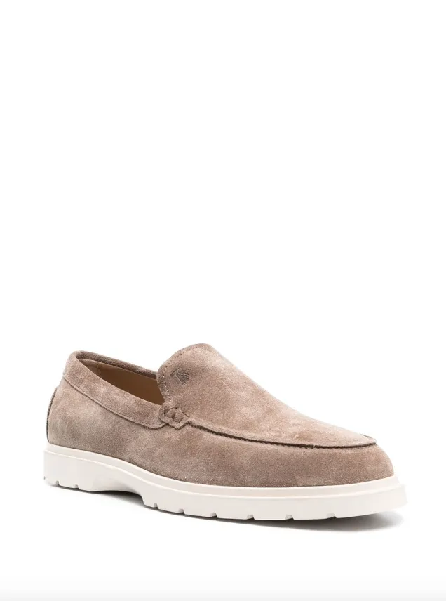 Slip On Loafers Shoes Tod's Slipper Loafers in Suede