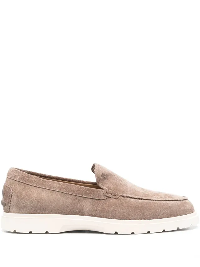 Drivers Vs Loafers Tod's Slipper Loafers in Suede