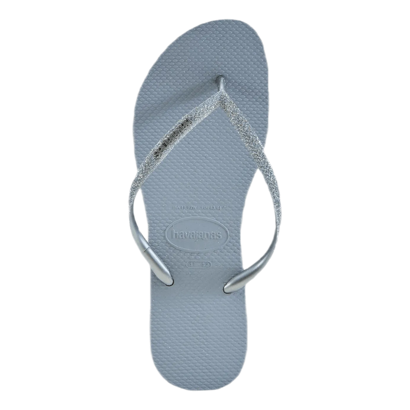 Slim Glitter II Grey Thermo Moldable Flip Flops
