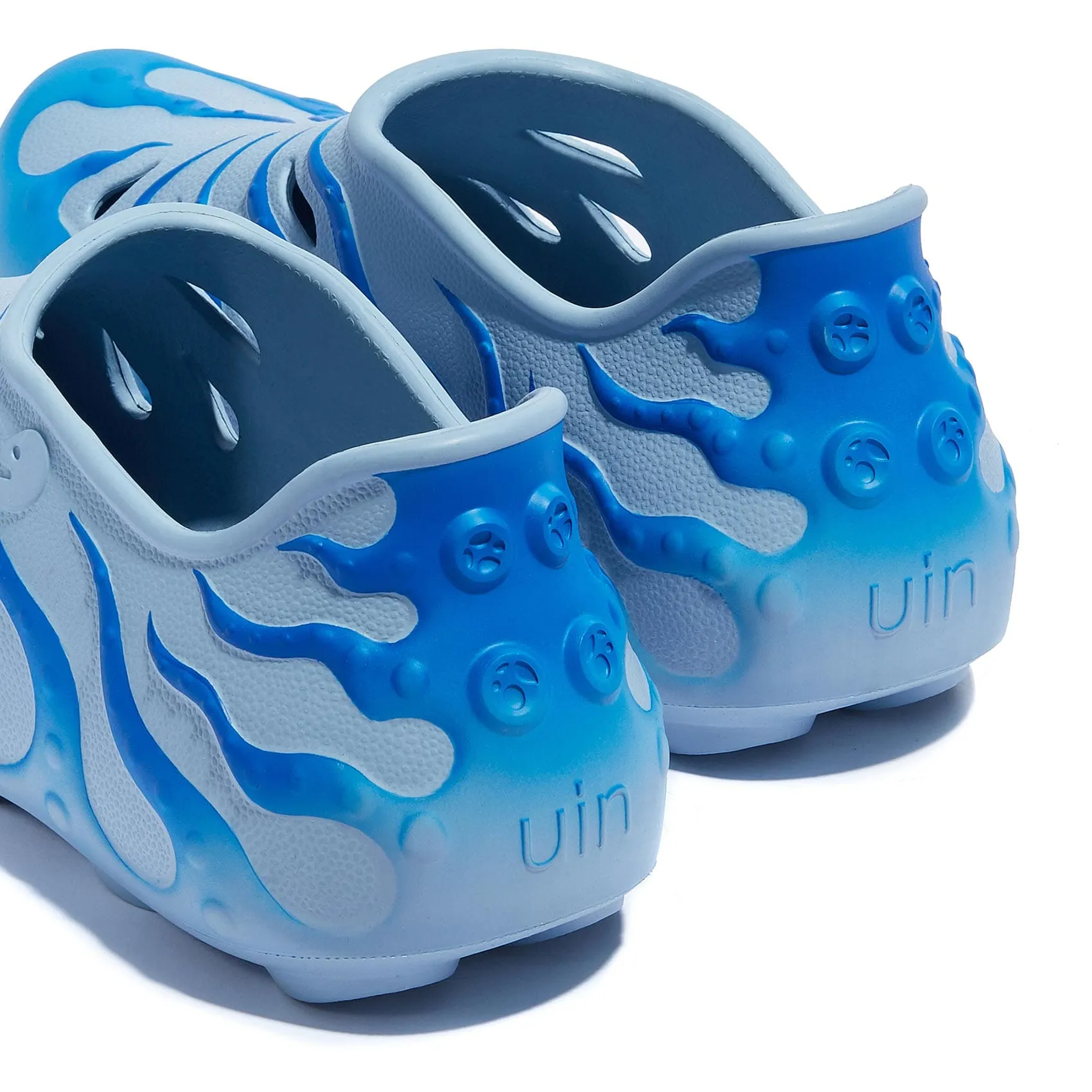 Low Wedge Slip On Sandals Gradient Blue Octopus II Men