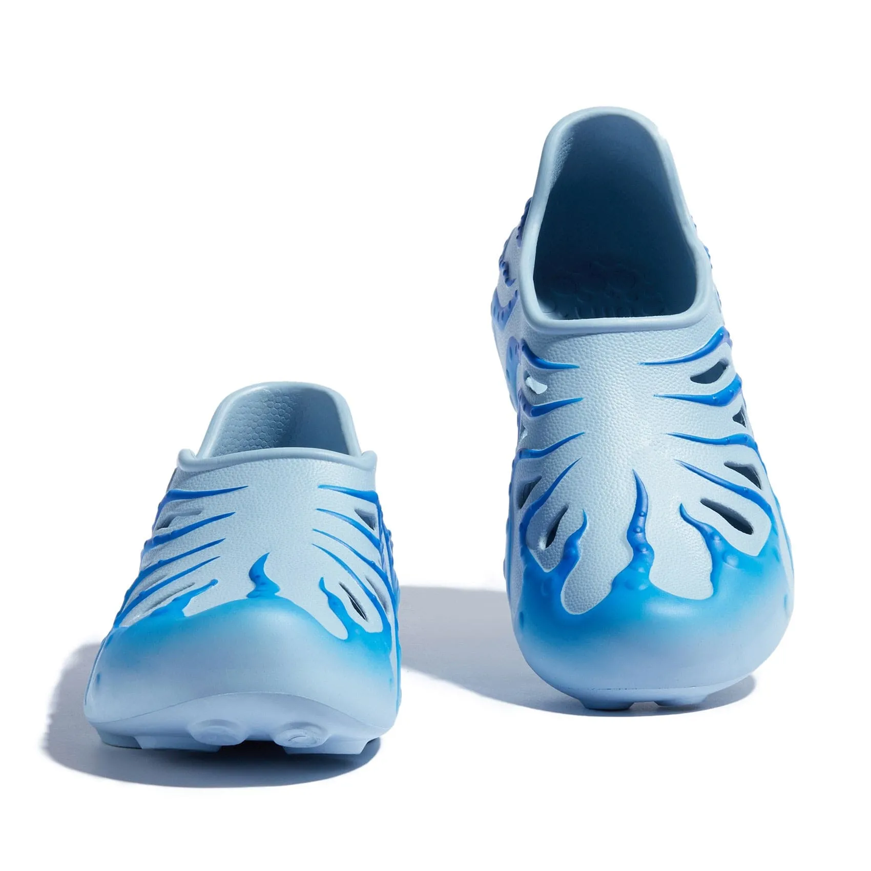 Gradient Blue Octopus II Men Pool Slip On Shoes
