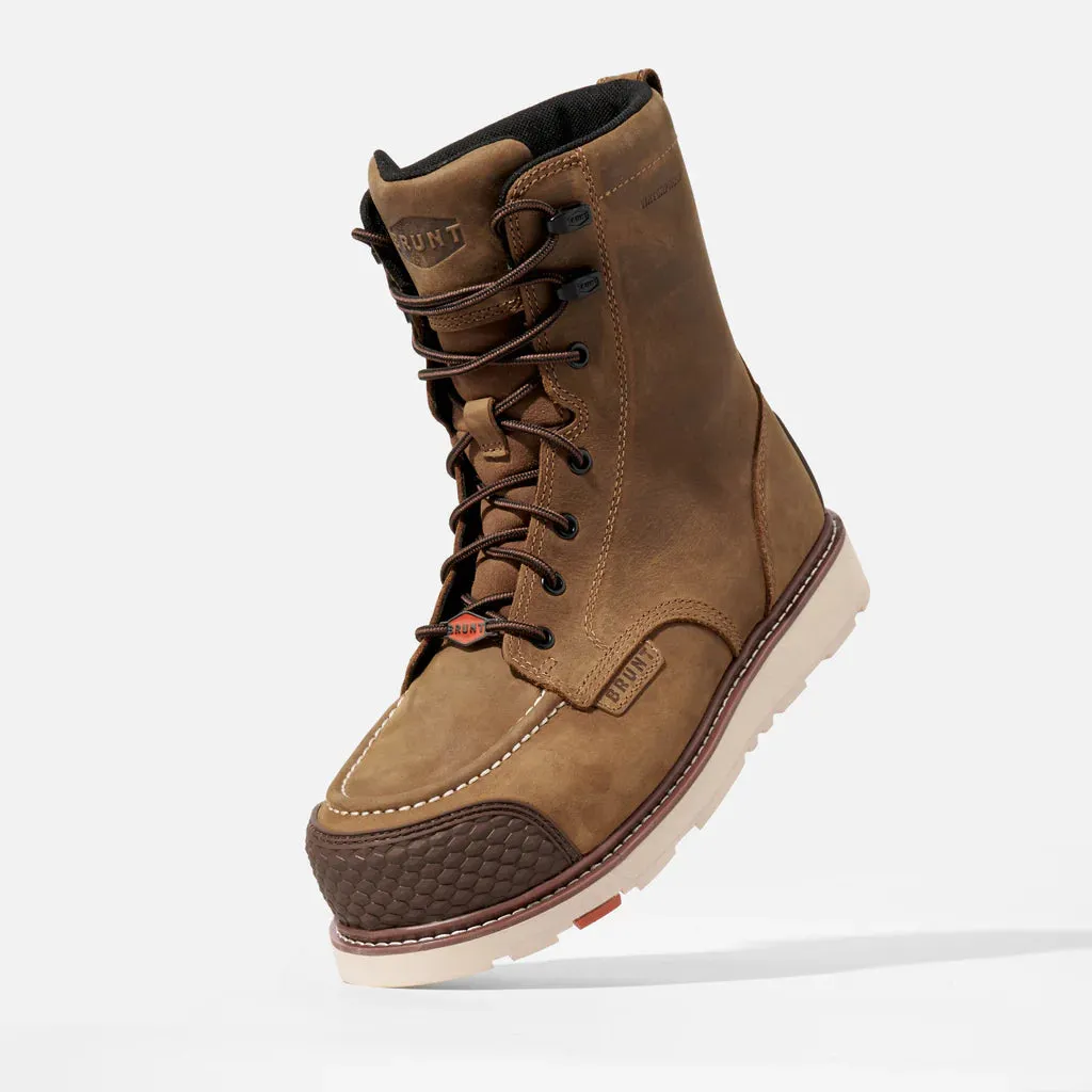 Best Work Boots For Engineers Brunt The Marin 8" BRUNT Toe (Comp Toe) Waterproof Men's