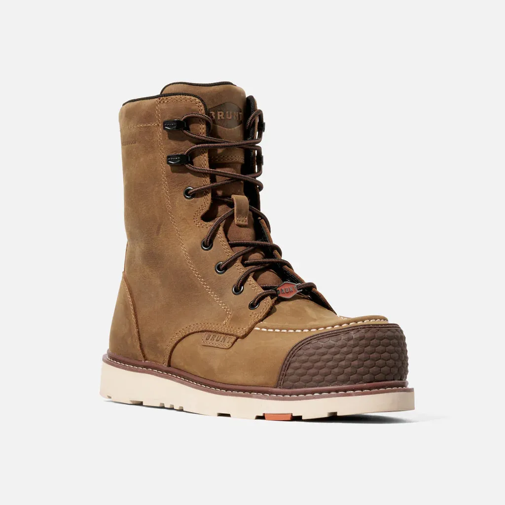 Best Work Boots With Side Zipper Brunt The Marin 8" BRUNT Toe (Comp Toe) Waterproof Men's