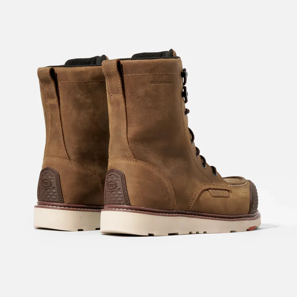 Brunt The Marin 8" BRUNT Toe (Comp Toe) Waterproof Men's Slip On Leather Work Boots