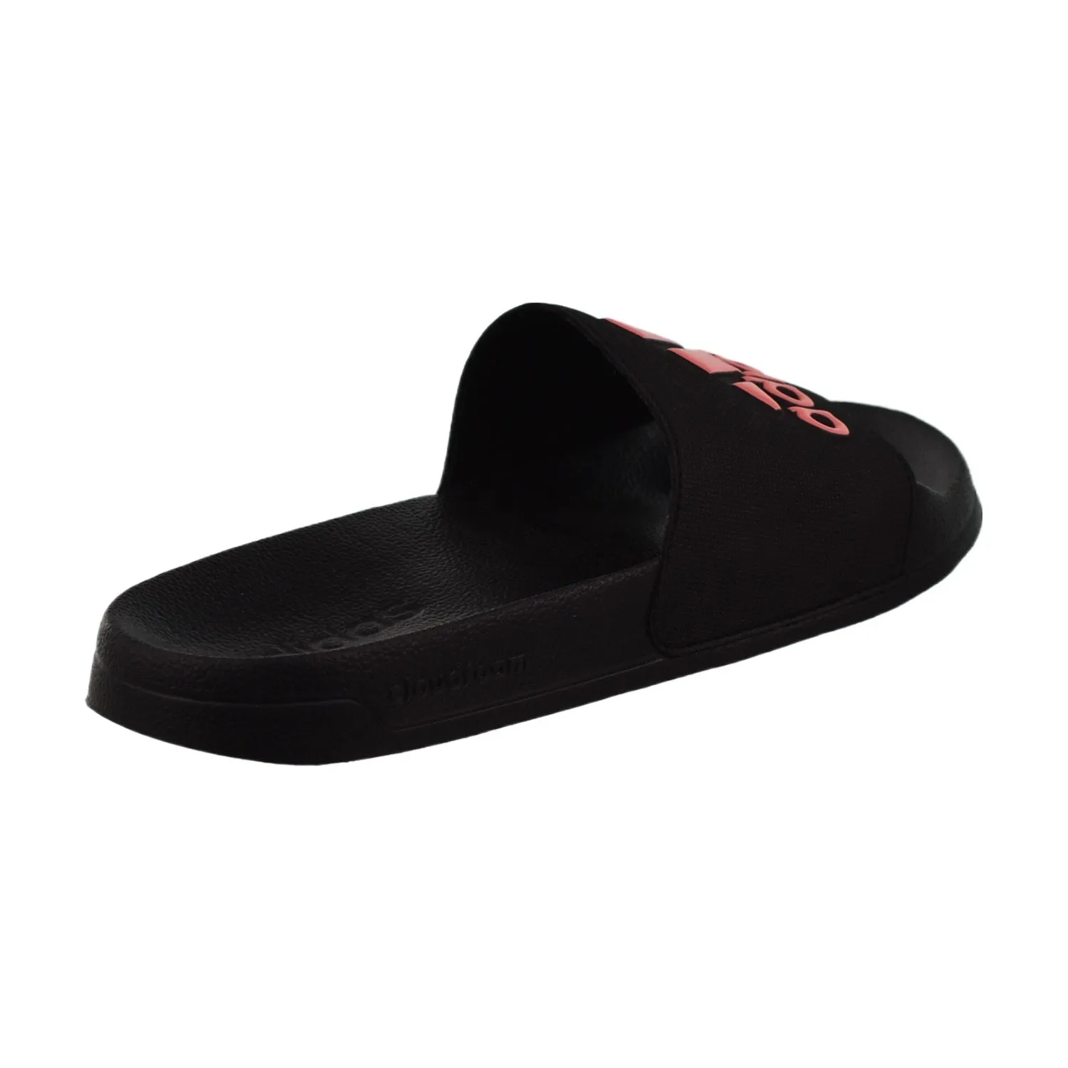 Leopard Slides Shoes Adidas Adilette Shower Men's Slide Sandals Core Black-Acid Red