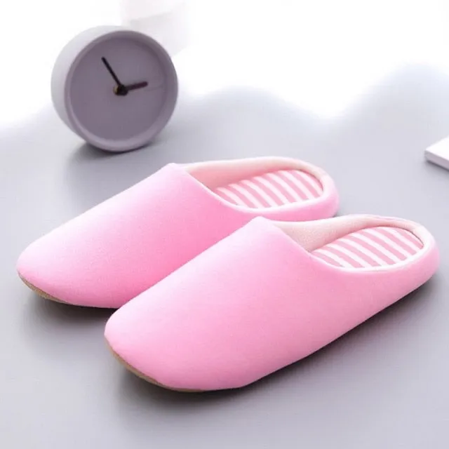 Slippers for home Push Soft Cotton Slippers women Hotel Travel Slipper Hospitality Footwear Slides For Bedroom Cute Slippers Salad Fingers Slippers