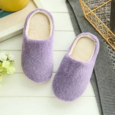 Slippers for home Push Soft Cotton Slippers women Hotel Travel Slipper Hospitality Footwear Slides For Bedroom Cute Slippers Giant Slippers