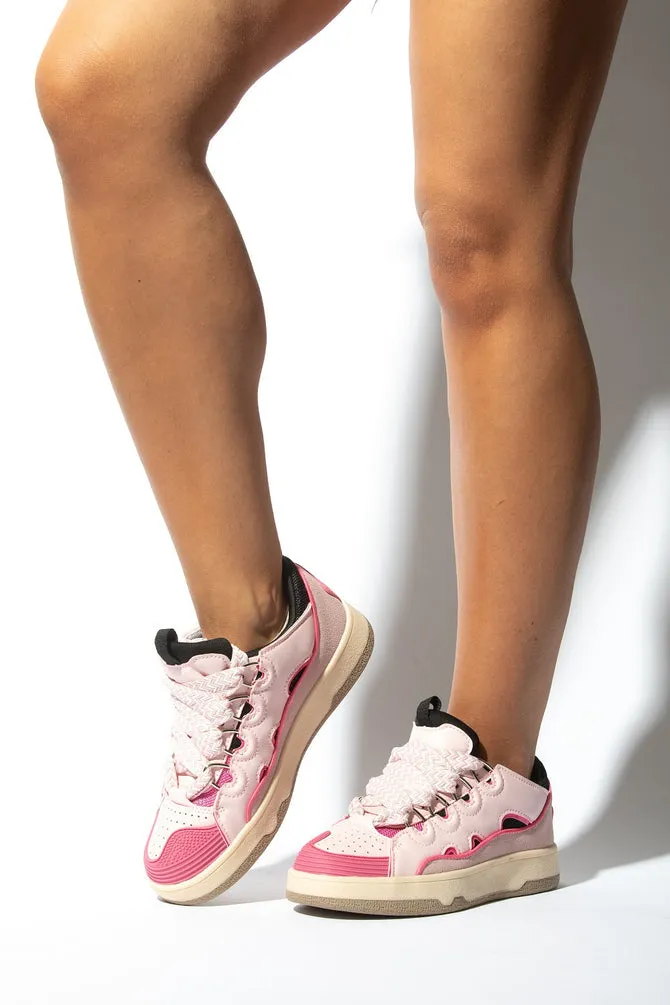 Street Style Retro Lace Up Sneakers For Women Good Sneakers For Standing All Day