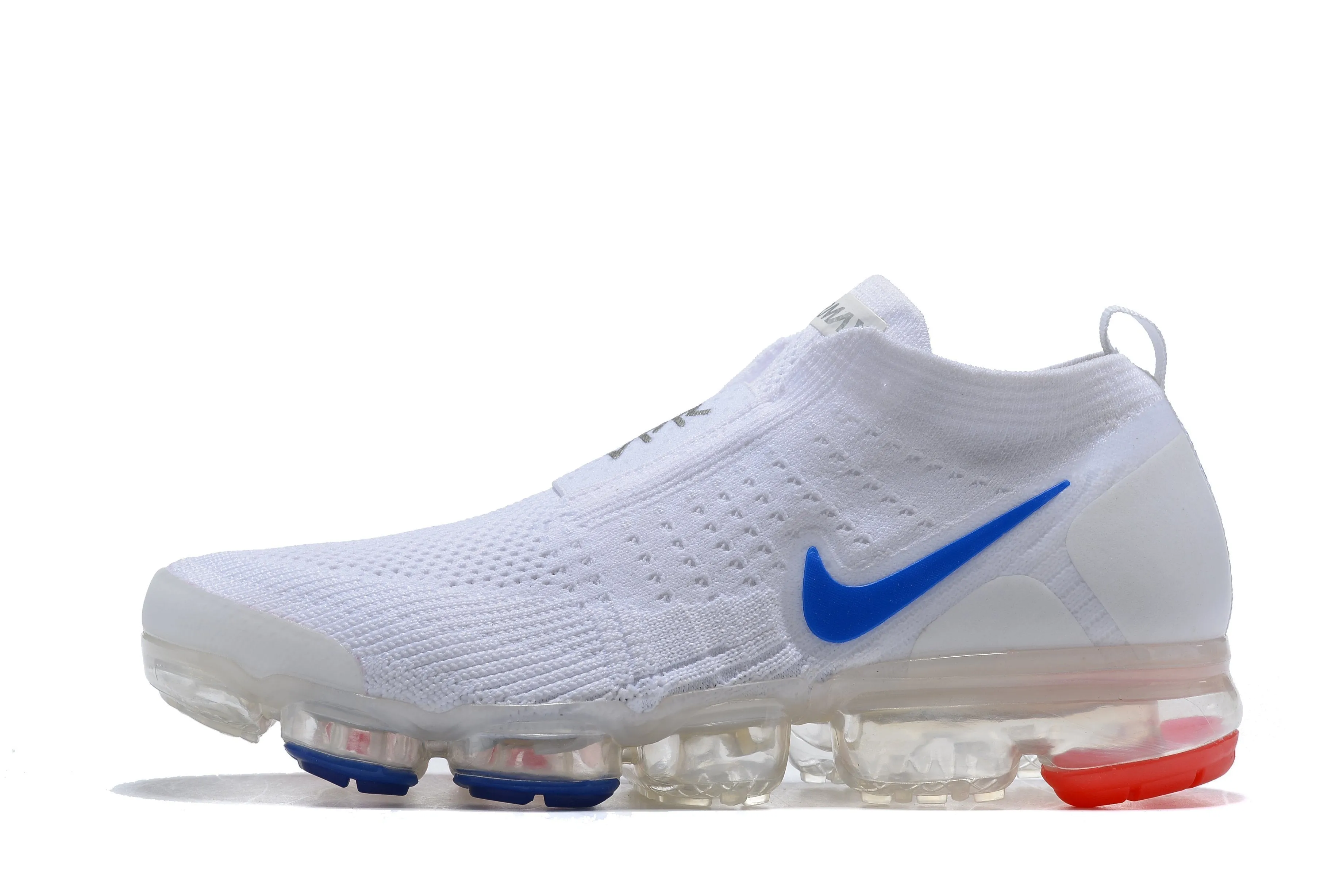 Nike Air Vapormax Moc 2 White Blue Shoes Sneakers Men Sale Size US 7, 8, 8.5, 9, 10, 11 Tough Mudder Sneakers