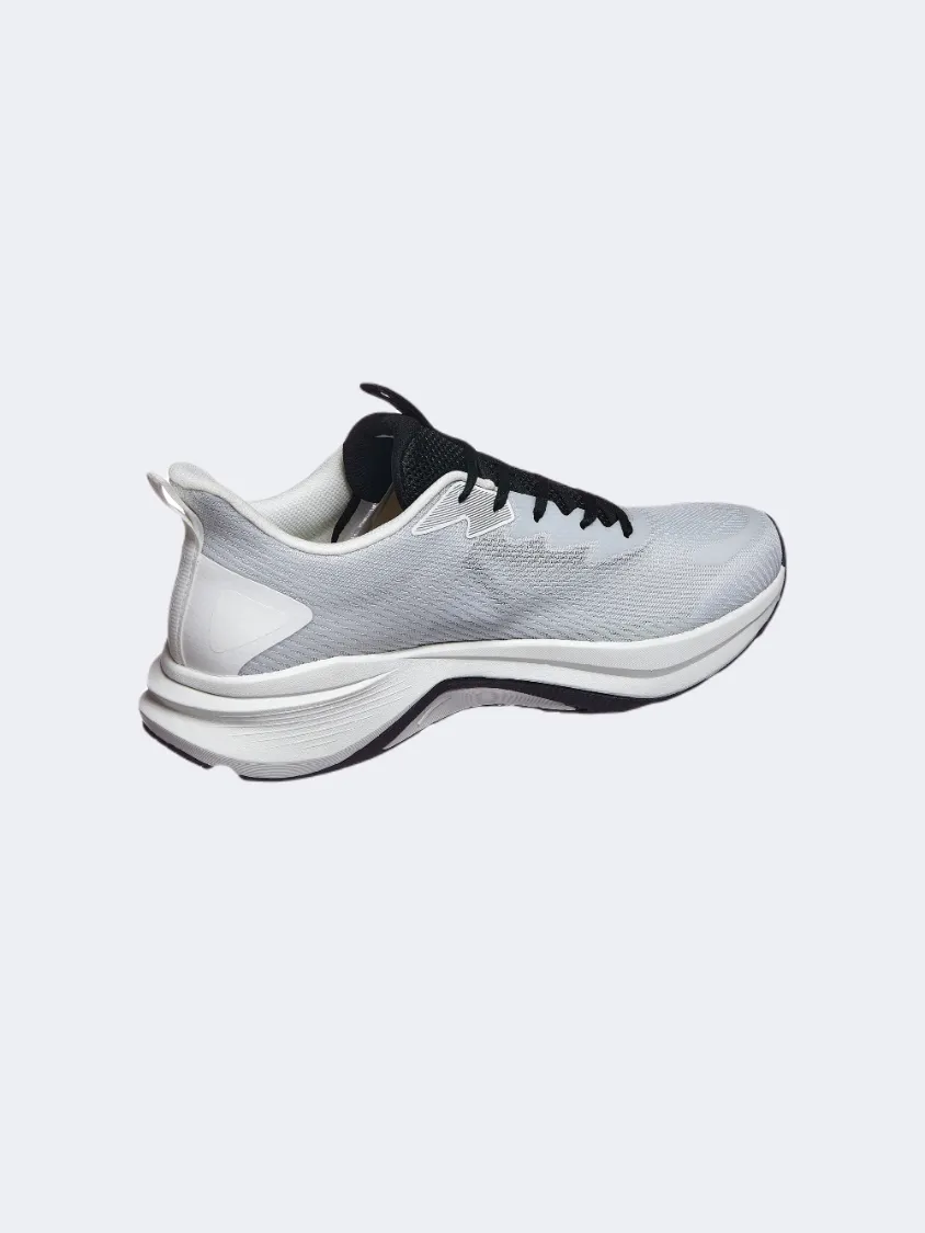 Anta Flying Star Men Running Shoes Grey/White/Silver Size 14 Running Shoes