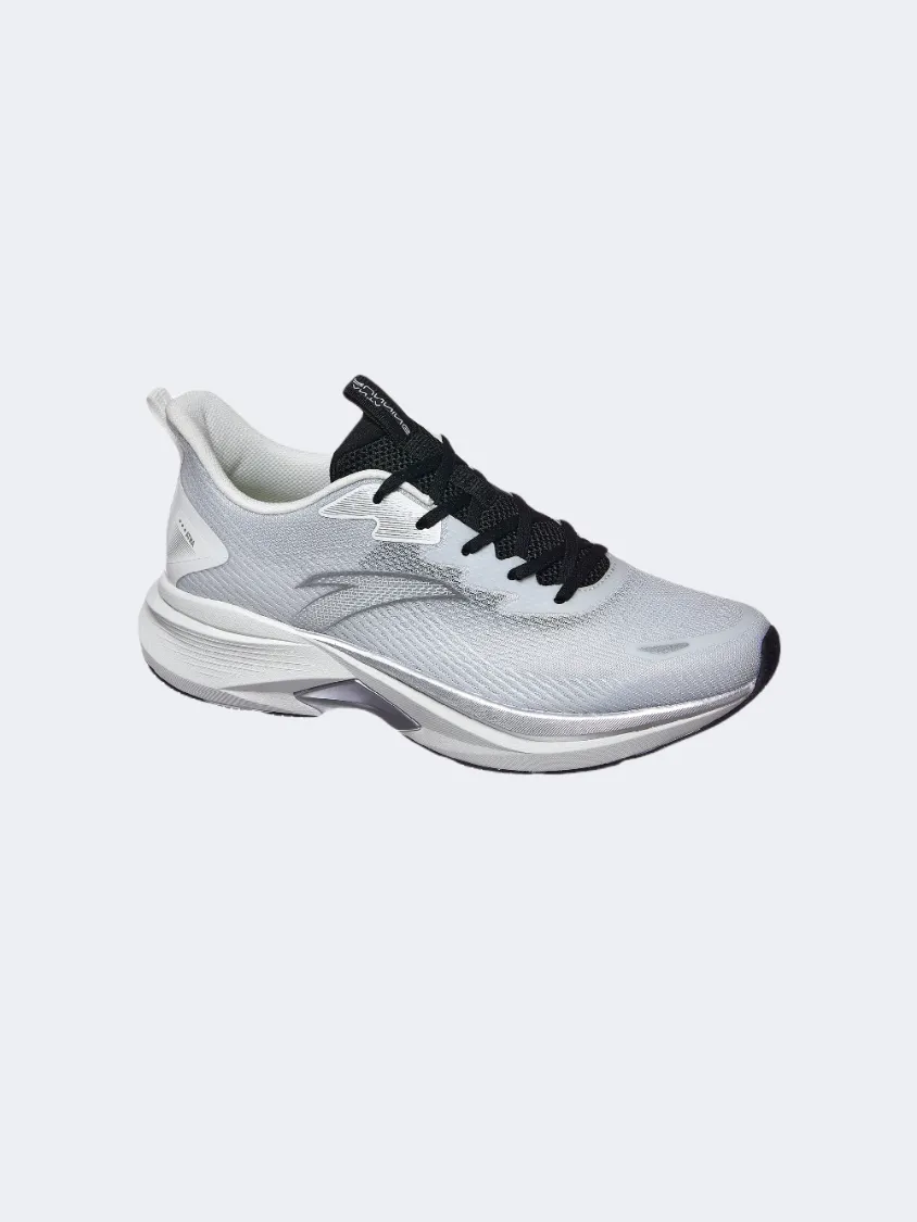 Running Shoes Size 8 Anta Flying Star Men Running Shoes Grey/White/Silver