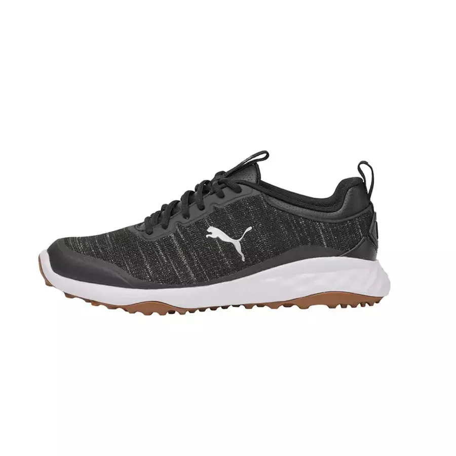 Puma Fusion Pro Men's Spikeless Golf Shoes - Black Puma Rebound Joy Shoes