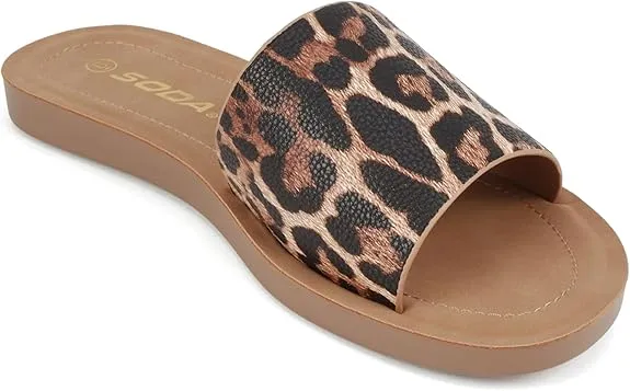 Best Flip Flops For Dry Feet Soda Shoes Efron-S Women Flip Flops Basic Plain Slippers Slip On Sandals Slides Casual Peep Toe Beach