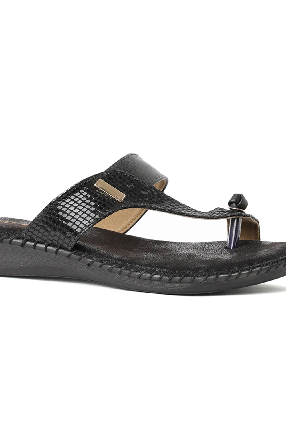 SOLES Comfort Toe Hold Platform Flats Sandals Images