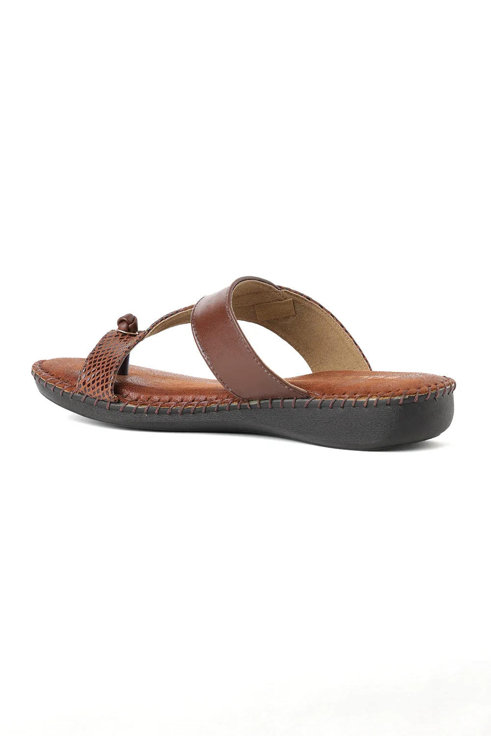 SOLES Comfort Toe Hold Platform Flats Strive Sandals