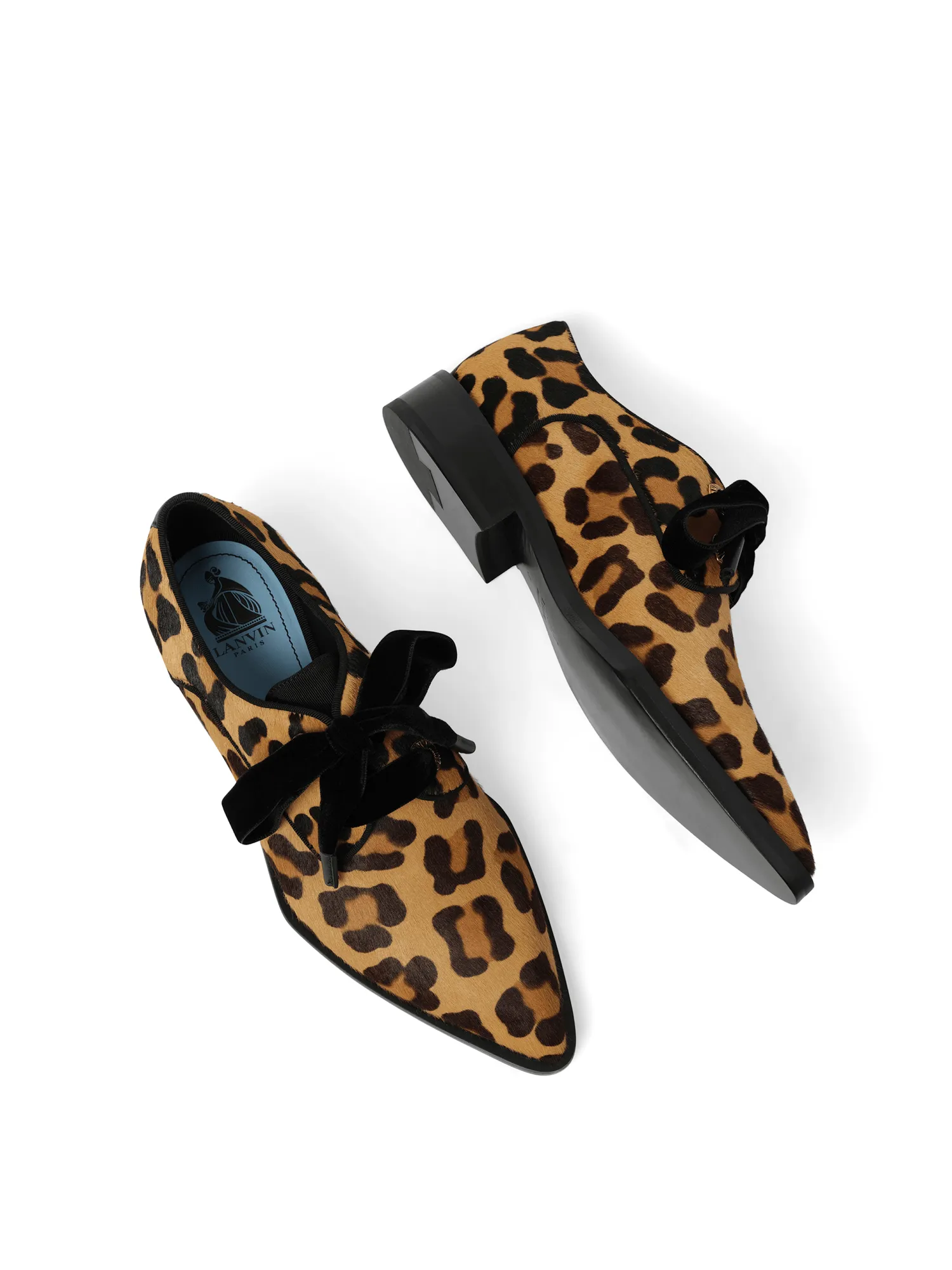 Lace Up Oxfords Shoes Eyelet Derby in Natural