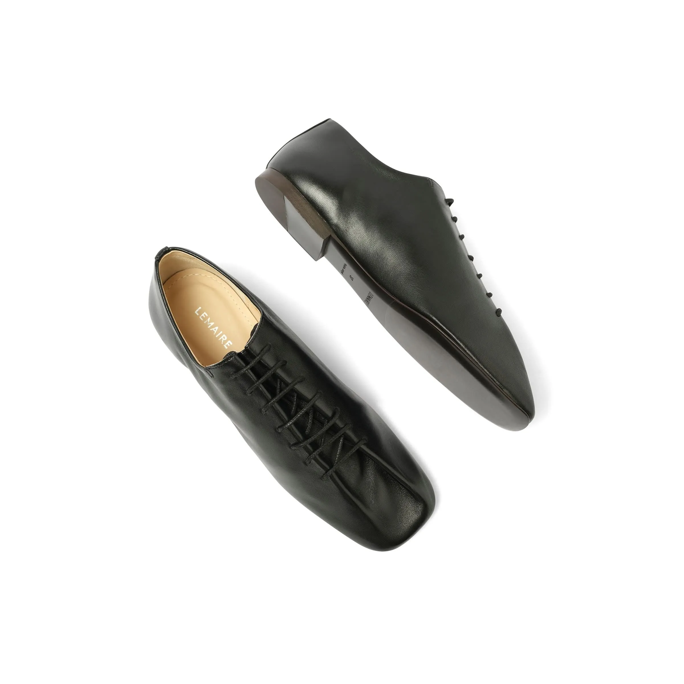 Wellsgate Oxford Souris Classic Flat Derby in Black