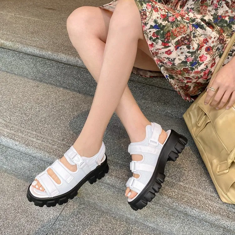 Women's Hollow Out Thick Sole Platform Sandals Sandals Club Level Vs Butler