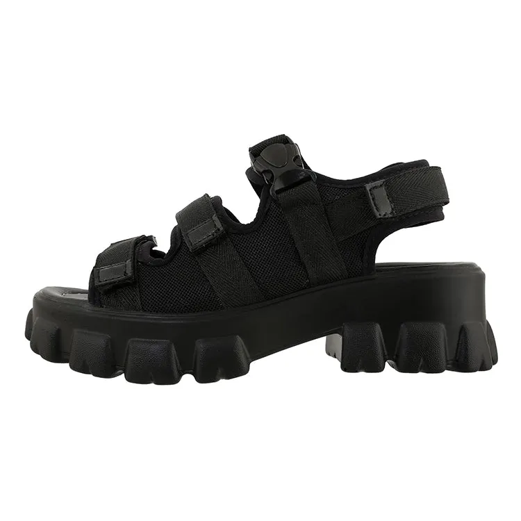 Jerusalem Sandals Women's Hollow Out Thick Sole Platform Sandals