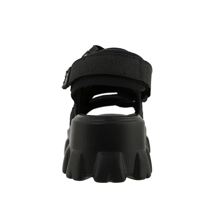 Sandals Church Menifee Women's Hollow Out Thick Sole Platform Sandals