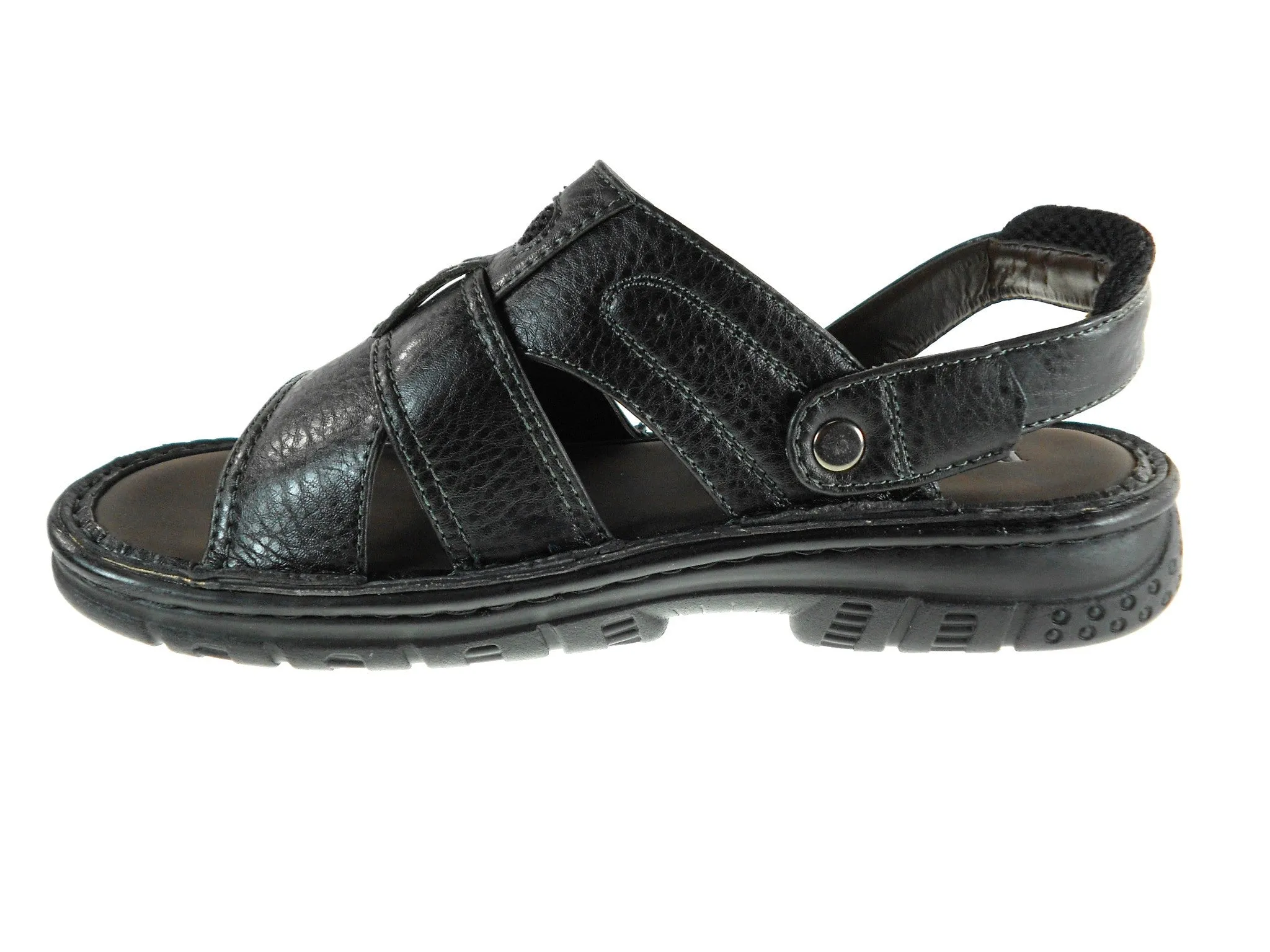 Sandals With Ring Toe Men's San-17 Convertible Open Toe Fishermans Comfort Sandals