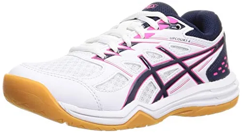 Asics Versablast Running Shoes Reviews ASICS Unisex Kids Upcourt 4 GS White/Peacoat Sneaker (1074A027.102)