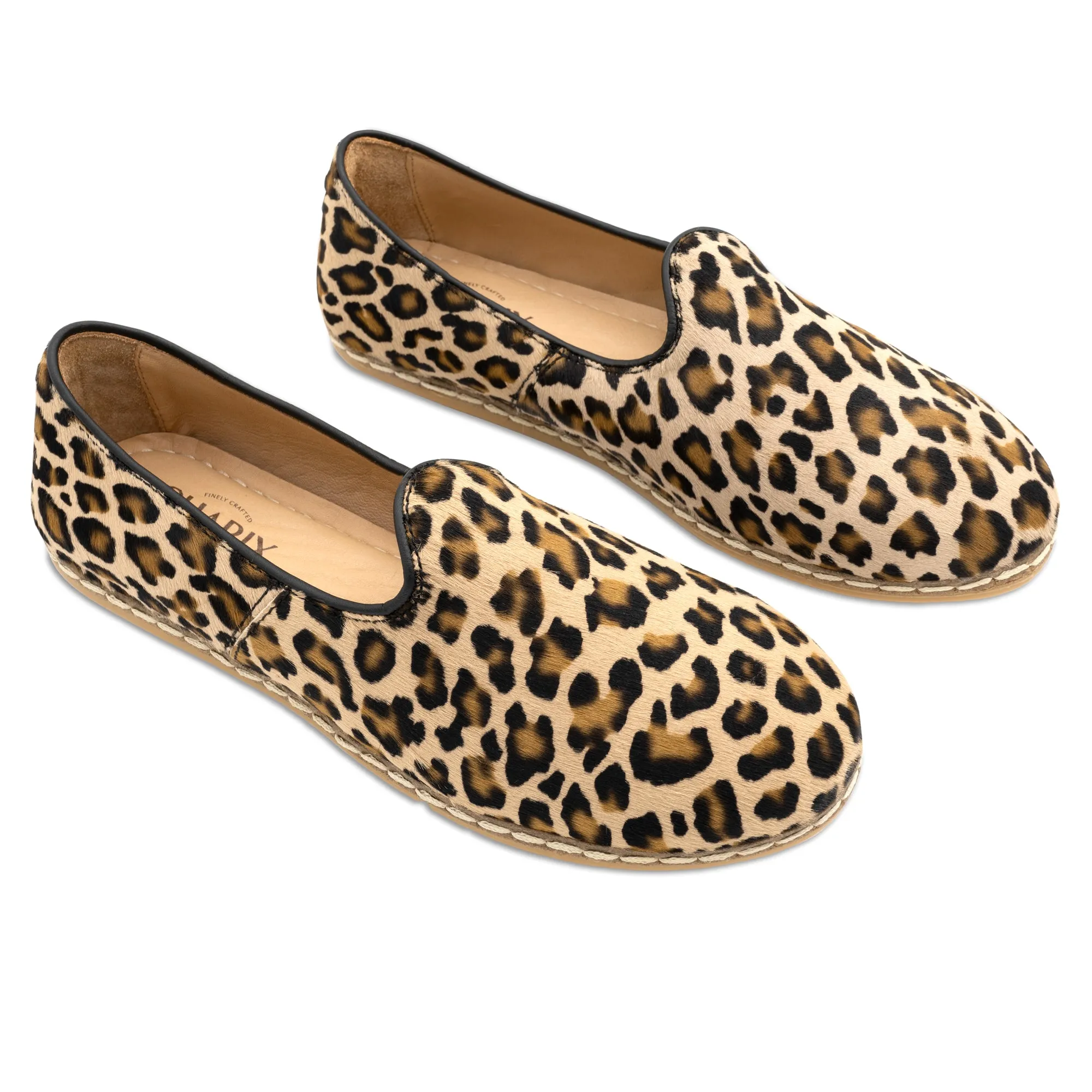 Leopard Slip Ons for Men Slip On Mud Shoes