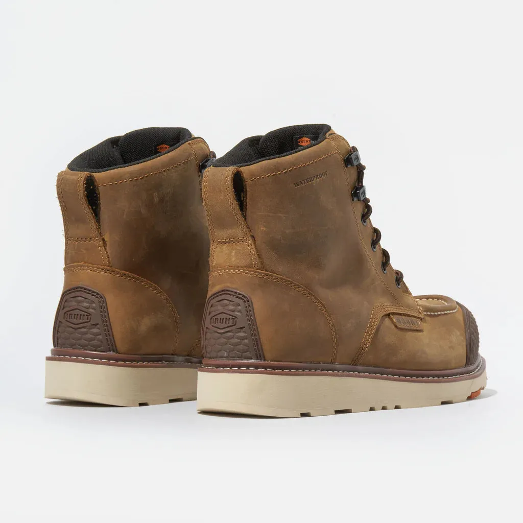 Recommended Work Boots Brunt The Marin Brunt Toe (Comp Toe) 6" Waterproof Reinforced Work Boot Men's