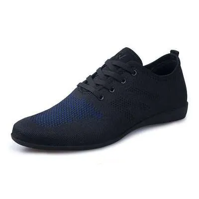 Men Shoes Breathable Men Casual Shoes Sneakers Low Lace-up Mesh Male Shoes Comfortable Flat Shoes For Men Zapatillas Hombre Cliffs Shoes Flats
