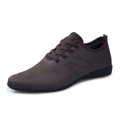 Flat Pedal Shoes Mtb Men Shoes Breathable Men Casual Shoes Sneakers Low Lace-up Mesh Male Shoes Comfortable Flat Shoes For Men Zapatillas Hombre