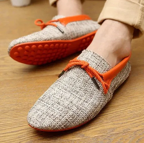 Tennis Shoe Flats men shoes spring summer breathable fashion weaving Woven men casual flat shoes lace-up loafers comfortable mocassins