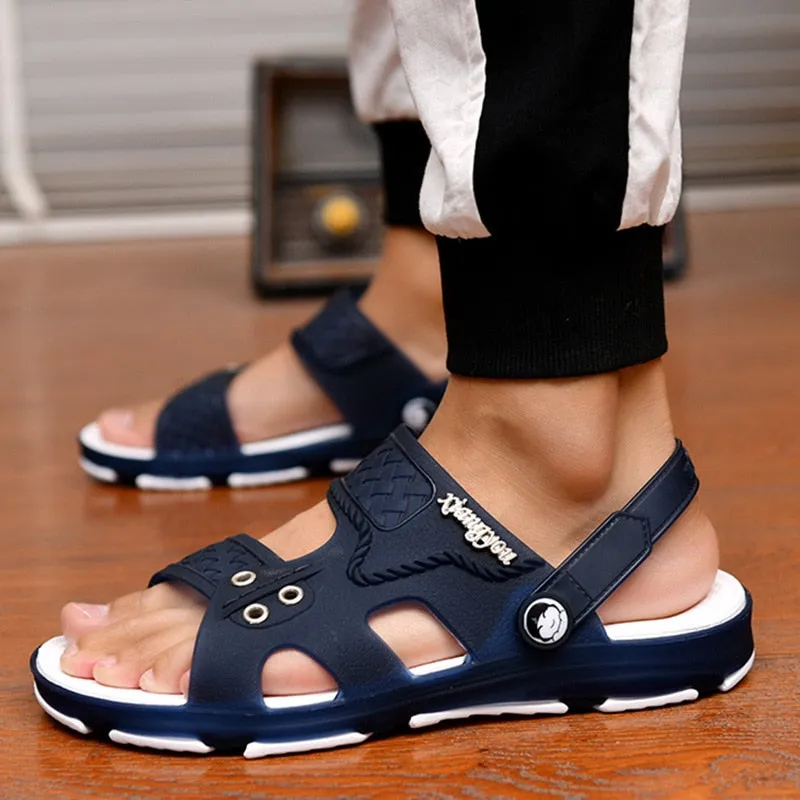 Sparkly Sandals Flat Casual Shoes New Men Sandals Gladiator Sandals Open Toe Platform