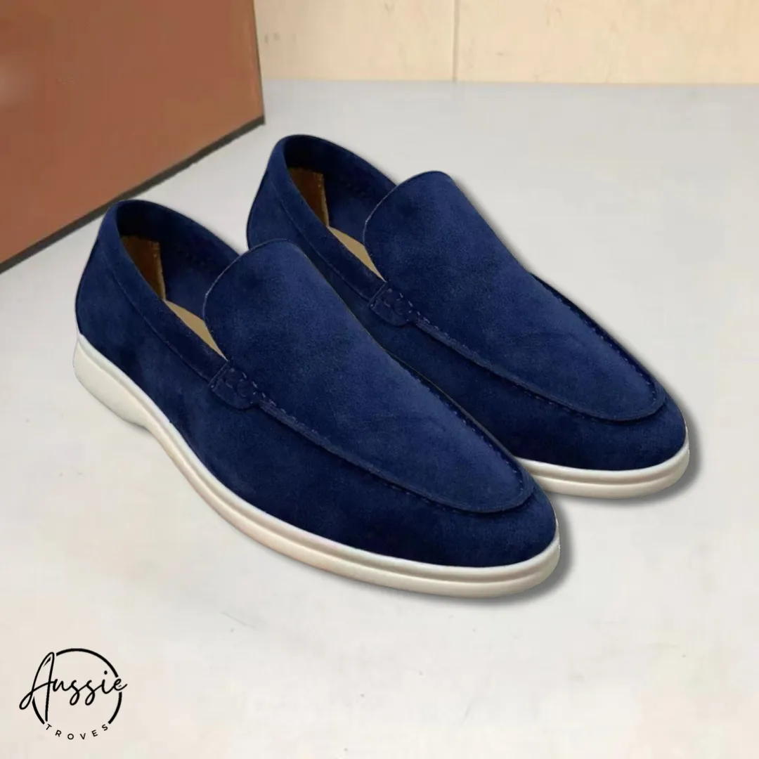 Cowhide Loafers Ashton | Luxe Suede Loafers