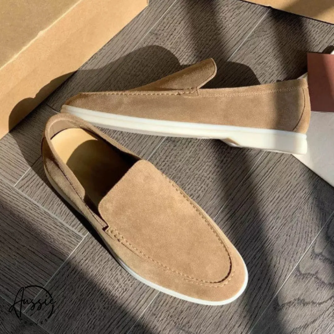 Ashton | Luxe Suede Loafers Socks For Loafers