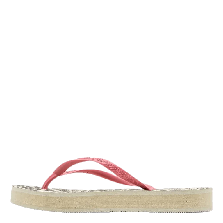 Platform Flip Flops Size 11 Slim Flatform Animal Beige