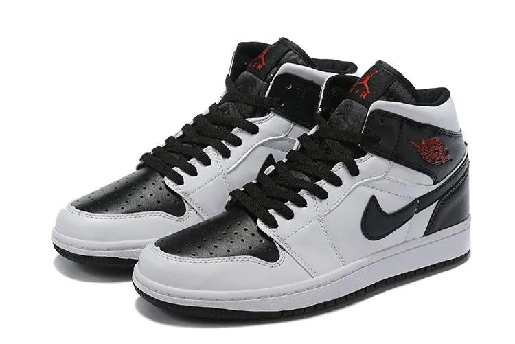 Nike Air Jordan 1 Mid 'White Black' Sneaker Shoes Sale Men Size 7-12 Asics Dedicate Pickleball Shoes