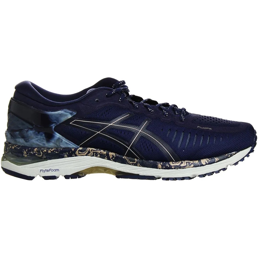 Asics MetaRun Mens Purple Running Trainers Asics New Marathon Shoe