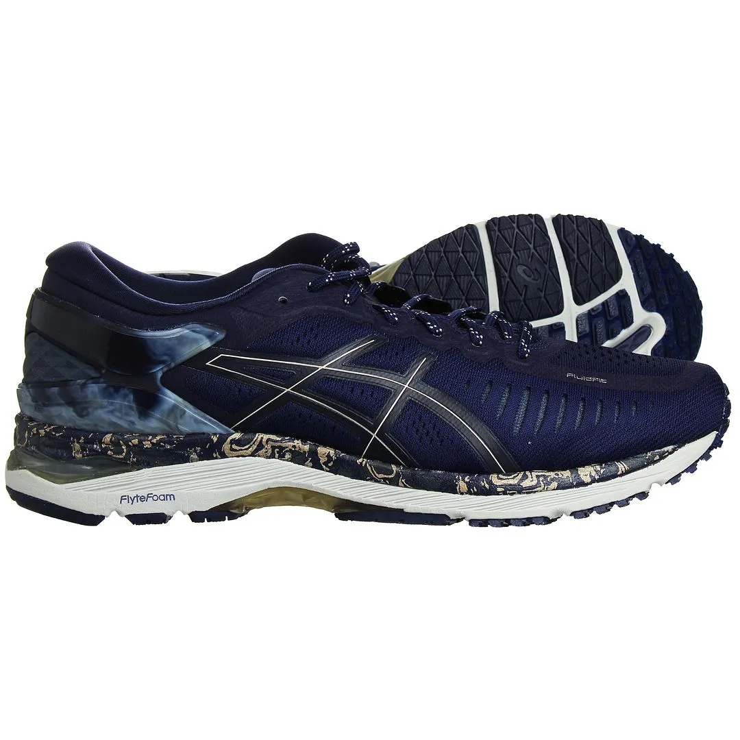 Asics MetaRun Mens Purple Running Trainers Asics Shoes Volleyball Price