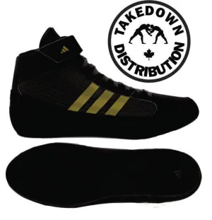 Shoes Similar To Adidas Samba Adidas Shoe Wrestling HVC Kids Youth Black-Gold