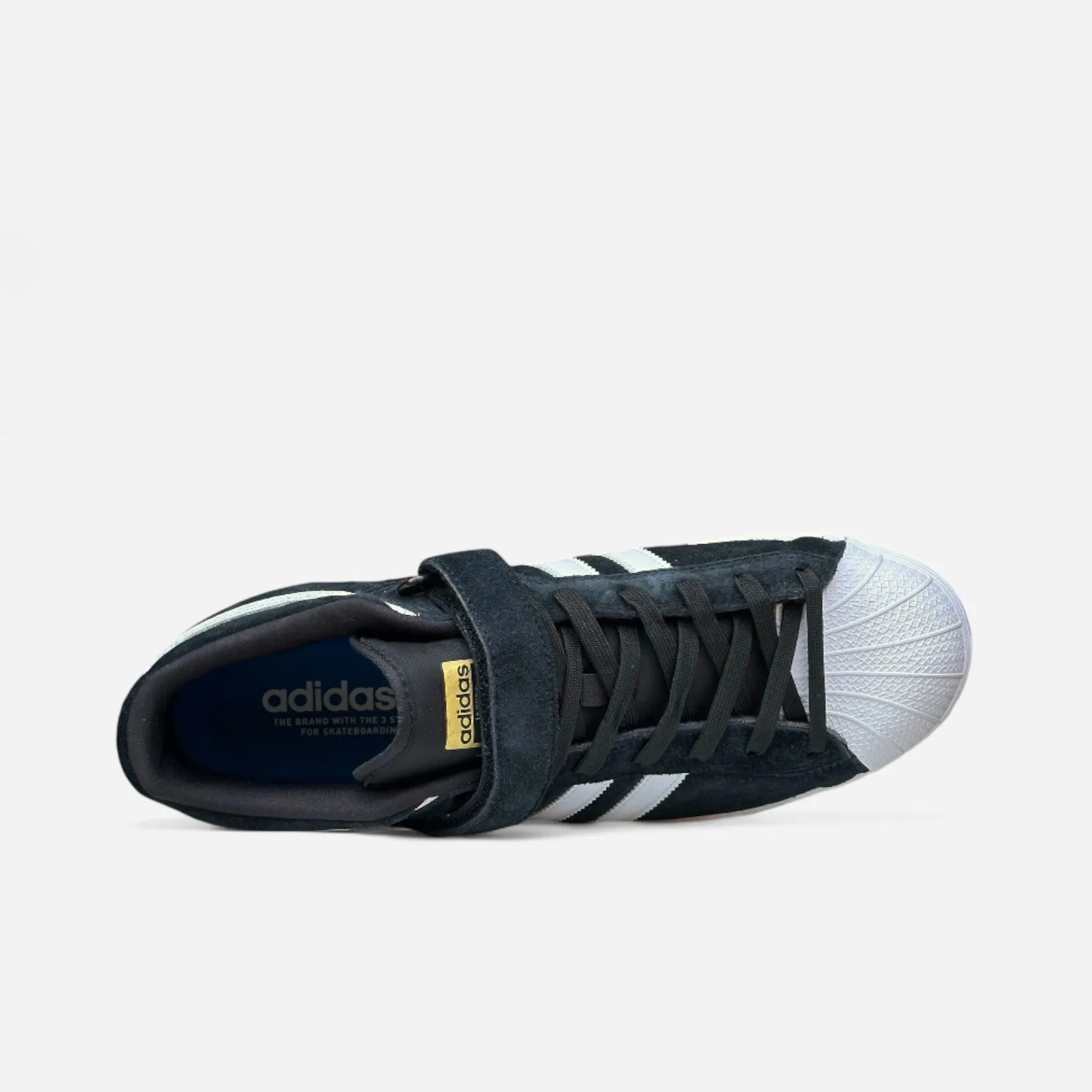 ADIDAS - Pro Shell ADV Shoes - Core Black/Footwear White/Gold Metallic Adidas Shoes 70s