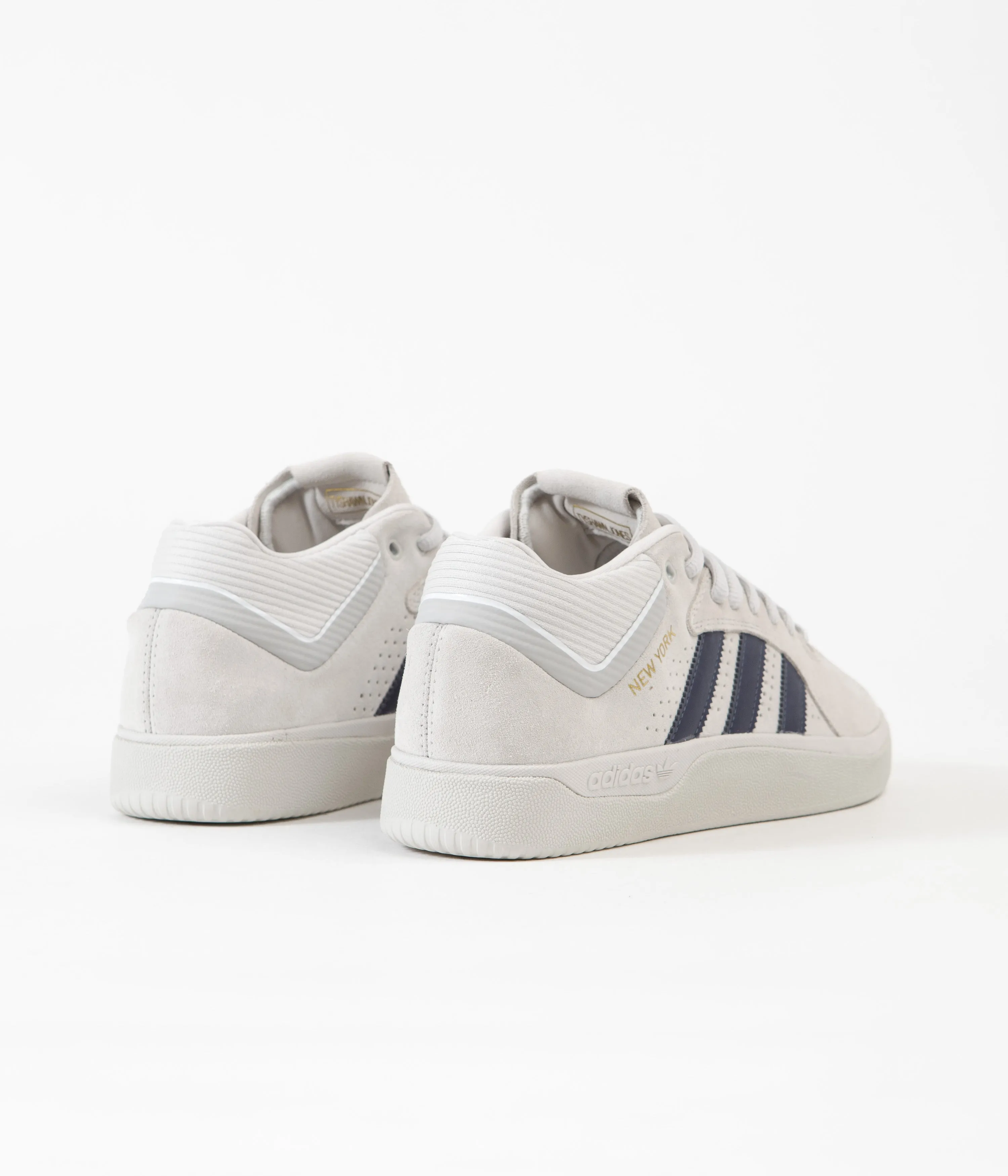 Lightest Adidas Shoes Adidas Tyshawn Shoes - Grey One / Collegiate Navy / FTWR White