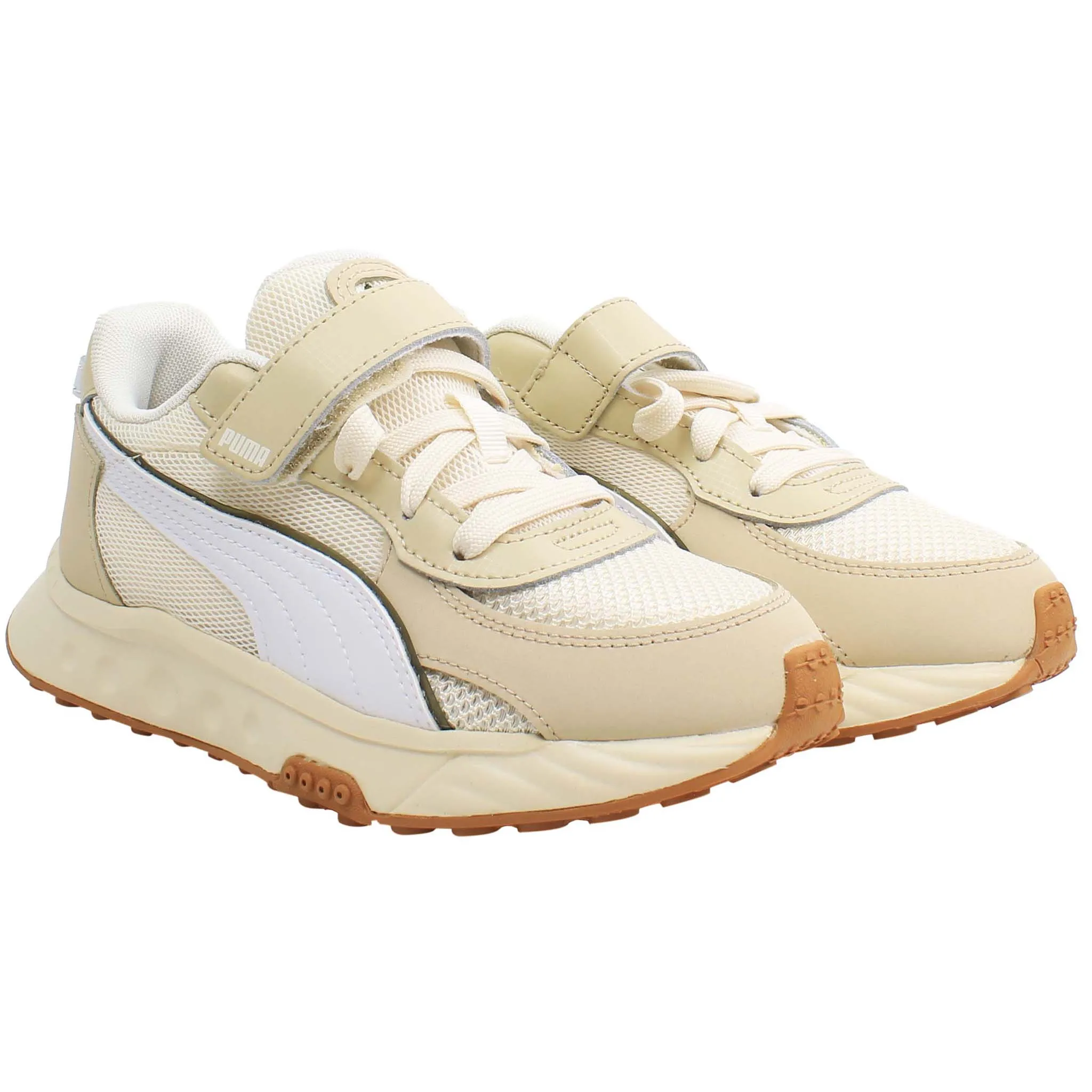 Best Asics Daily Running Shoes Puma Wild Rider Futurism AC Kids Beige Trainers
