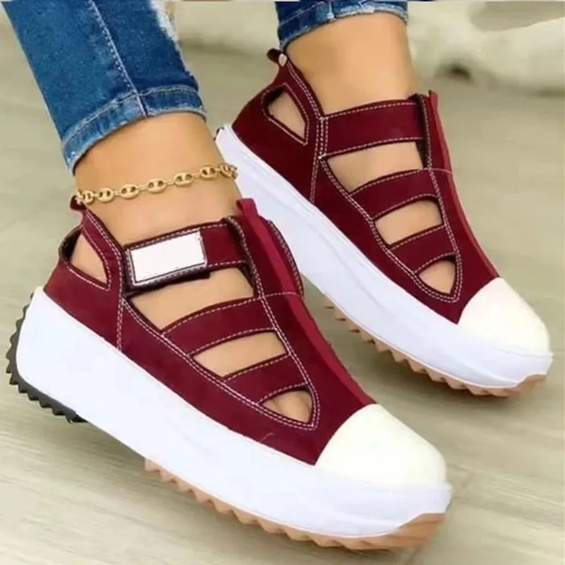 Sandals With Arch Support And Back Strap Purpdrank - Women Sandals Casual Summer Shoes For Women Elegant Heeled Zapatos Mujer Flat Heels Sandals Summer Footwear Platform Sandals